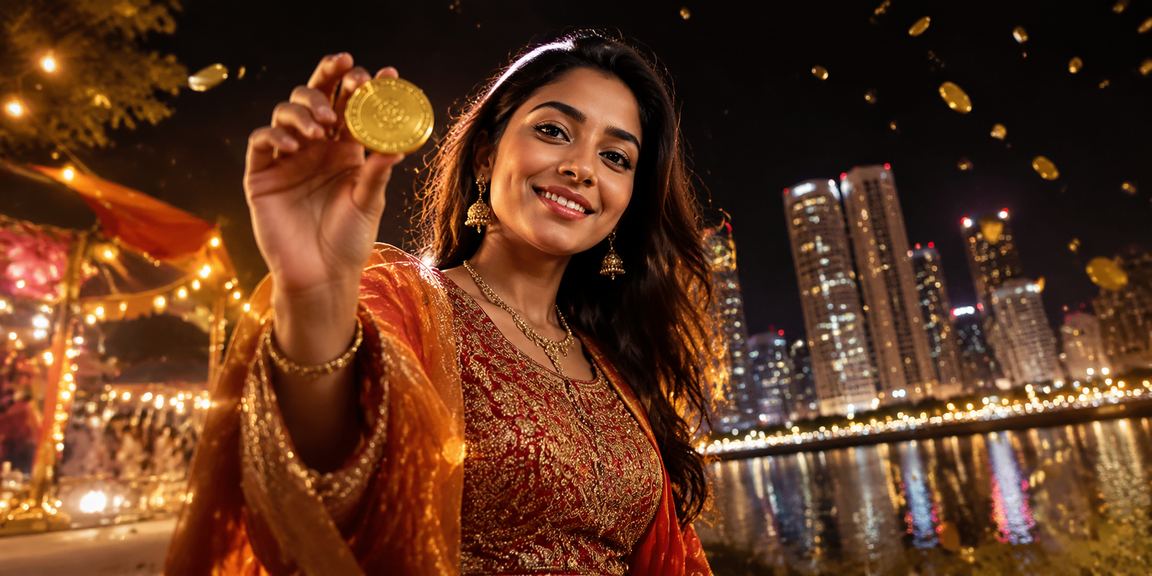ঢাকার রাতের বাজারে মোবাইল পেমেন্ট করছেন একজন ব্যবহারকারী